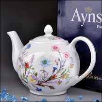 New Aynsley British - made Tudor Flowers Medium - sized kettle box