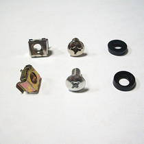 M5 Cabinet Screws M6 Snap Nuts 16 Bayonet Nuts 12 Large Flat head screws 20 Black M4 Plastic Gasket