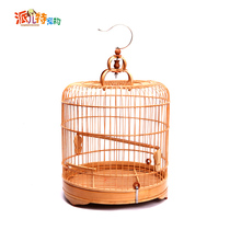 60 red cage hibiscus red bamboo cage bamboo handmade