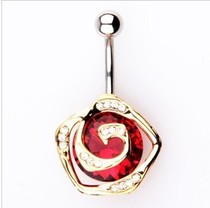 New puncture fashion sexy puncture jewelry Korean umbilical ring high-end navel nail