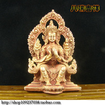 Mizong Buddha Nepal pure handmade to make red copper-golden Millover Buddha statue