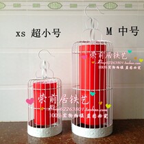 Eurostyle New Dining Chandelier Living-room Light Living-lights Hotel Light Living-room Light Iron Art Bird Cage Lamp Decorative lamp Decorative Light with Bird Cage Lamp