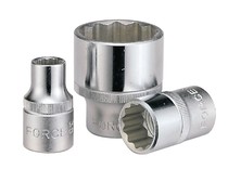 Taiwan 1 2 imported FORCE twelve-angle sleeve set of plum blossom tube head 8-32mm