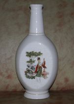 Ceramic Wine Bottle Collection 1064 Early Age Womens Old Wine Bottle Flawless