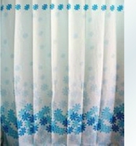   High-end high-quality waterproof and mildew-proof thickened polyester shower curtain with lead pendant multi-color and complete size to send ring