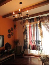 The sky is really blue and the wind is really clear ~ ~ French country wind cotton cloth retro handmade patchwork