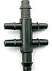 Connector Conversion head droplet micro-spray for greenhouse cooling use Reducing six-way connector