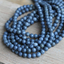 Natural blue coral blue sea bamboo 10cm round beads semi-finished beads loose beads diy accessories Bracelet necklace