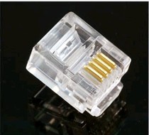 Pure copper sheet RJ11 phone Crystal Head quad high quality