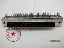 Montelast SCSI 68PIN90 degree flapper DB type 68 core curved plug male seat welded plate connector plug