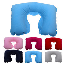 Inflatable u-shaped pillow Neck pillow Travel travel Sambo set Inflatable pillow Large cervical spine pillow