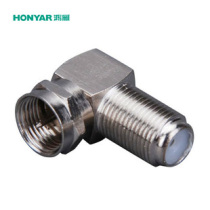 Hongyan information box accessories weak current box module cable TV right angle elbow TV-F (90 °) adapter