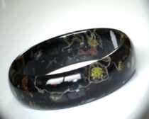 Spring flowers Luoyang plum jade bracelet natural jade bracelet Peach pollen Agate red jade green jade bracelet 55