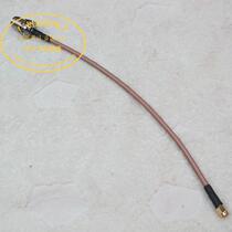 High frequency jumper N-K female head SMA-J male head imports RG142 silver plated Teflon coaxial line 25cm