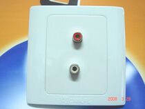 Zhengtai socket RCA Lotus audio wall plug decoration panel(86 welded type good quality and cheap)