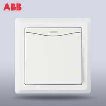 ABB switch panel 86 type wall switch socket Deyi one open single control with decorative line switch AE131