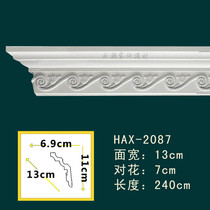Promotional PU ceiling line European decorative line non-gypsum line shade line ceiling top corner line 2087