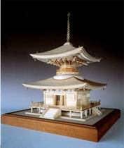 Shingon Vajra Tang secret dharma instrument Shingon altar tower Tang secret altar city use tower secret dharma instrument Multi-treasure stupa wood