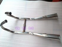Suitable for motorcycle accessories Chunlan Hu Prince Jialing Prince CM125 muffler double cylinder double exhaust pipe