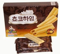 Korean Snacks Crean Crown Korahazelnut chocolate wafer sandwich egg roll 47g 2 boxes