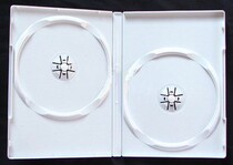14mm opal disc box double disc DVD box CD box rectangular DVD disc box can be inserted
