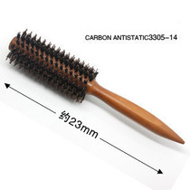 Special high temperature resistant Tony cover hair comb Natural solid wood bristle roll comb Styling comb Roll comb Hair tool