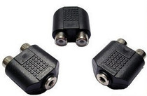 3 5MM audio to Lotus one turn two AV female plug audio adapter audio conversion head