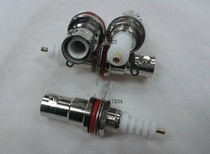RF coaxial connector BNC-K female outer card position inner pin white insulation post with screw gasket BNC seat