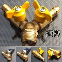 Natural gas valve Gas valve fittings Double-headed valve Pagoda valve Gas pipe fittings fittings