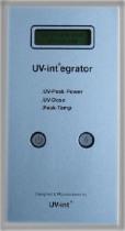 UV-int160UV energy meter computer printing curve