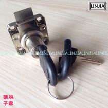 European and American white zinc drawer lock cabinet door cabinet lock folding key furniture luxury lock short core 16MM