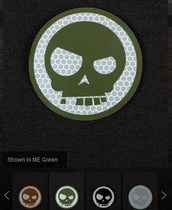 OYO outdoor TAD T-Skull SOLAS Sticker skull mobile phone car 3M reflective Sticker
