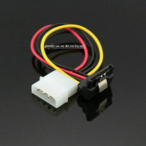 Elbow with buckle SATA hard drive cord serial hard drive cord large 4PIN to SATA power supply