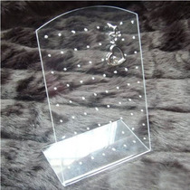 Fashion acrylic display stand stud earrings earrings stand stand plexiglass display rack jewelry display stand