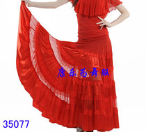 Recreation for dance clothes modern big hem flamenco dance triple material 720 degrees bullfight dress dress 35077