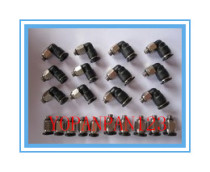 Pneumatic quick joint PL4-M3 plug-in outer diameter 4MM trachea M3 threaded pneumatic bending joint micro-joint