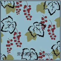 Nordic abstract modern simple light luxury warm living room sofa bedroom background wall decoration grape DIY-006