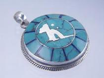 Tang Mei Qu Zhen Zong Qu Zong Qin Sanskrit Pendant Sanskrit Sakyamuni Buddha Seed Word Silver