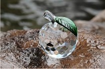 Crystal Apple ornaments creative Christmas peace gift Valentines Day to send girlfriend wife birthday gift Feng Shui beauty