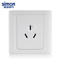 Simon Switch Socket Panel Simon 55 Series 10A Three Hole Socket N51081simon Electrical