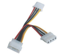 4Pin power SATA 4P yi fen er power yi fen er line mainframe yi fen er extension