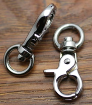 Foreign trade export high quality bright silver shrimp chain key chain financial cloth buckle pants chain Buckle