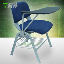 Export thickened training chair with writing board Fabric cushion Conference chair Guest chair Student one-piece desk chair