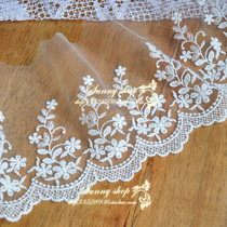 Eva Clothes Headwear Clothing Accessories 15cm Wide Rice White Mesh Yarn Embroidered Lace HB13102408