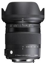 National Row Seahorse 17-70mm F2 8-4 DC MACRO OS HSM three generations of micropitch anti-shake lens