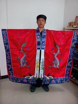 Taoist Dharma Clothes Taoist Clothes Wan Hong Thousand Purple Taoist Dharma Clothes Gao Gong Dharma Clothes Front and Rear Double Dragon Drop Clothes