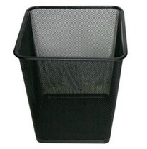 Special price anti-rust iron net trash can barbed wire square trash can home office can use Pen Holder
