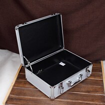 Multi-function hardware toolbox Document document storage box repair box Aluminum alloy custom storage box