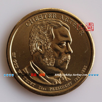 2012 US$ 1 President Coin 21st Chester A. Arthur Memorial Coin Fidelity Quartet