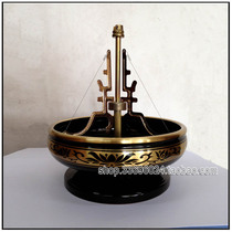 Ju Fo Pavilion Buddha Taiwan fine bronze ware pan incense burner incense stove * pure copper lotus fragrance ring plate